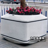 HP016仿麻石玻璃鋼花盆定做 街道盆景花盆深圳花盆批發(fā)