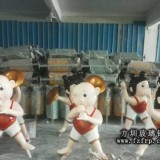 安迪定做方圳玻璃鋼卡通雕塑