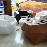 菱形沙發(fā)玻璃鋼工藝品