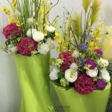 玻璃鋼花器時尚藝術裝飾北京商場