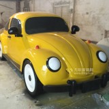 玻璃鋼甲殼蟲(chóng)汽車(chē)雕塑模型為浙江兒童游樂(lè)空間造勢(shì)