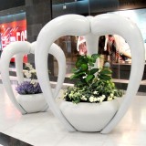 陜西商場(chǎng)玻璃鋼藝術(shù)花器
