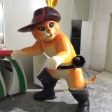廣西商場(chǎng)玻璃鋼卡通雕塑公仔景觀擺件裝飾道具
