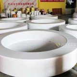 深圳寶安科技園定制玻璃鋼圓形樹(shù)池坐凳