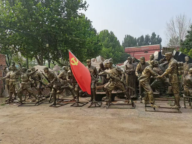 革命烈士人物肖像雕塑
